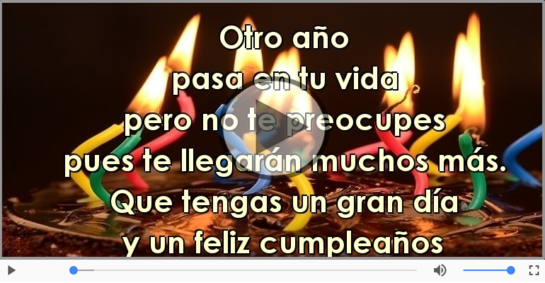 Feliz Cumpleaños.