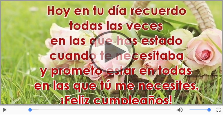 ¡Feliz cumpleaños!