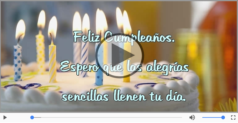 Feliz Cumpleaños.