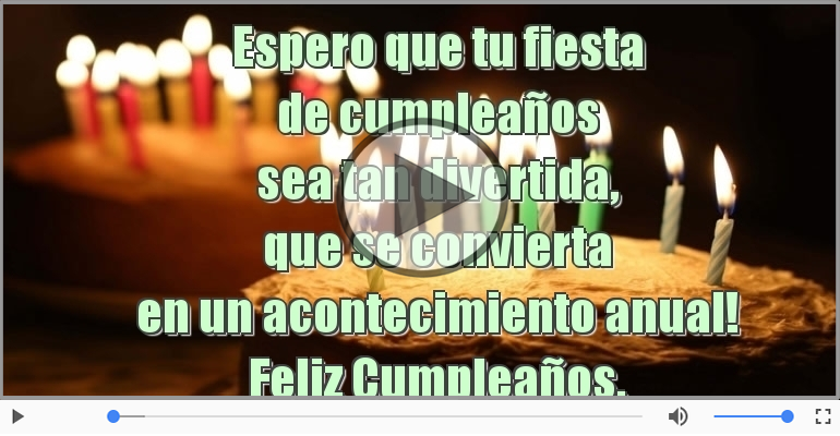 Feliz Cumpleaños.