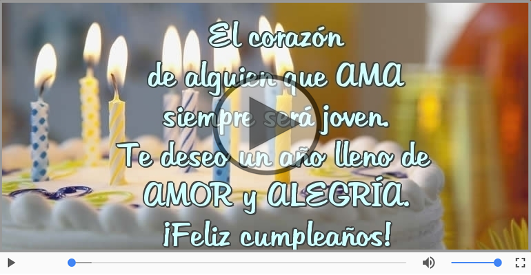 ¡Feliz cumpleaños!