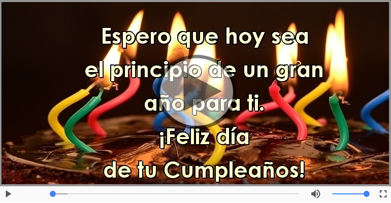 ¡Feliz día  de tu Cumpleaños!