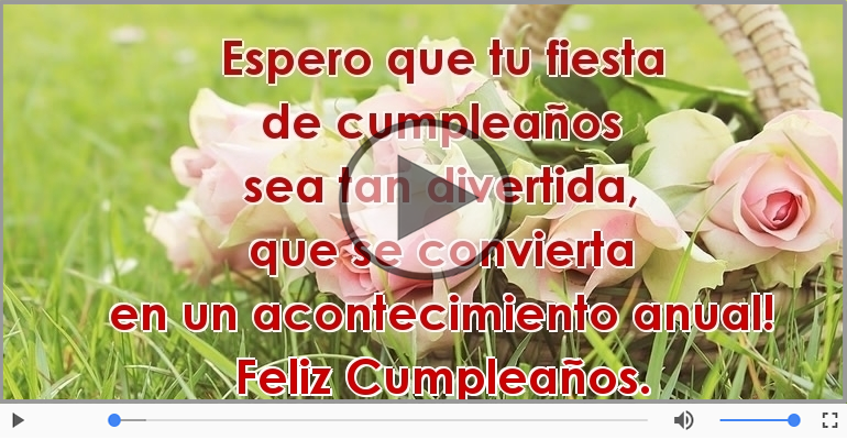 Feliz Cumpleaños.