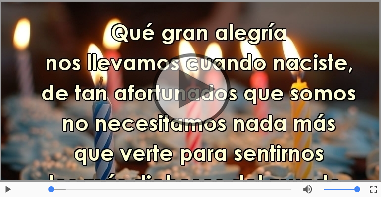 ¡Muchas felicidades!