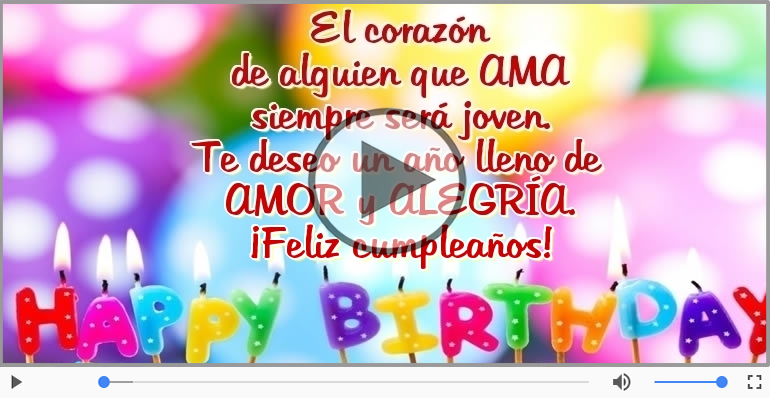 ¡Feliz cumpleaños!
