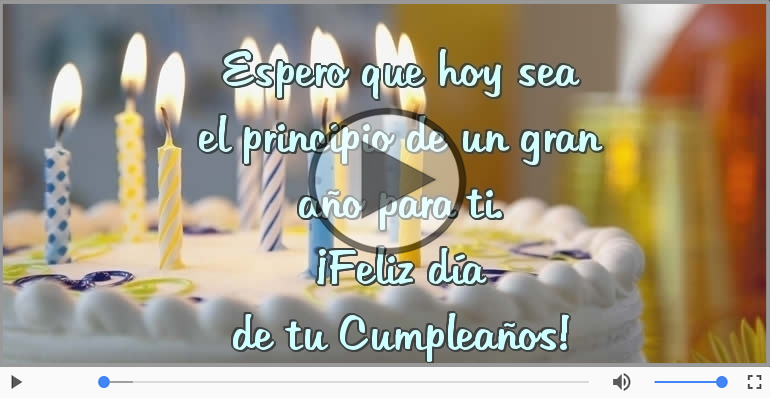 ¡Feliz día  de tu Cumpleaños!