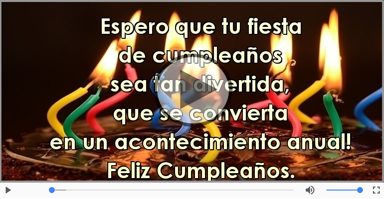 Feliz Cumpleaños.