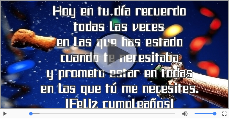 ¡Feliz cumpleaños!