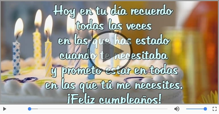 ¡Feliz cumpleaños!