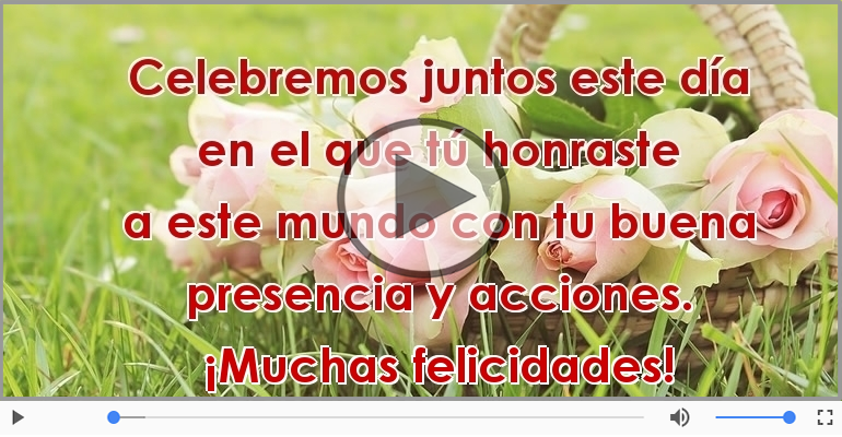 ¡Muchas felicidades!