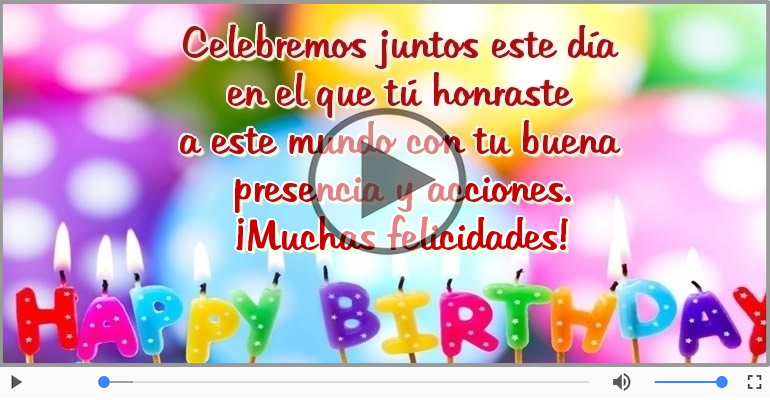 ¡Muchas felicidades!