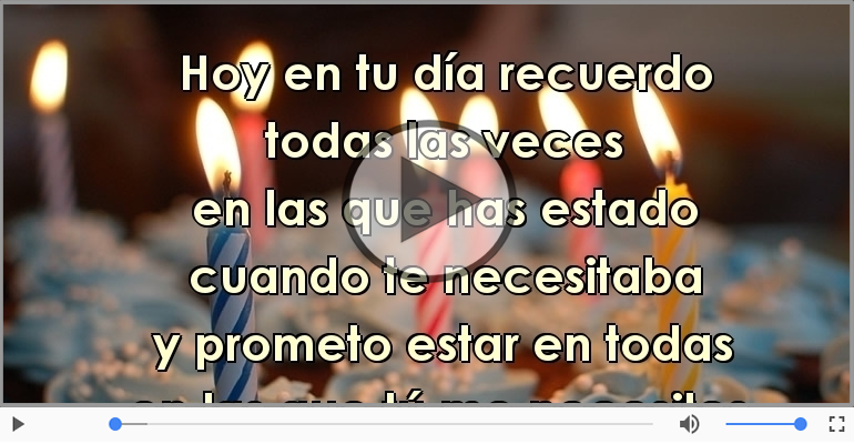 ¡Feliz cumpleaños!