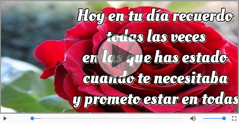 ¡Feliz cumpleaños!