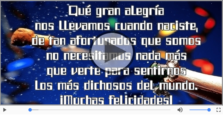 ¡Muchas felicidades!