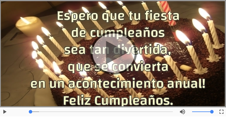 Feliz Cumpleaños.