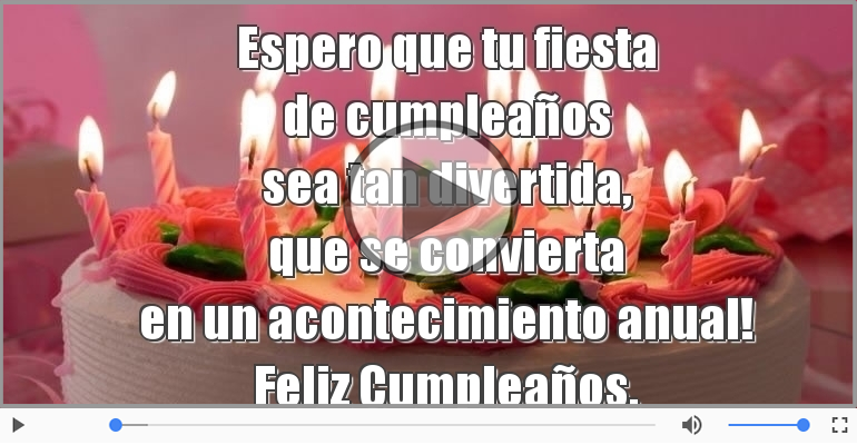 Feliz Cumpleaños.