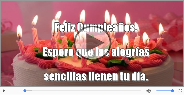 Feliz Cumpleaños.
