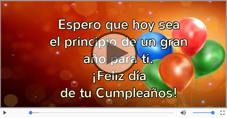 ¡Feliz día  de tu Cumpleaños!
