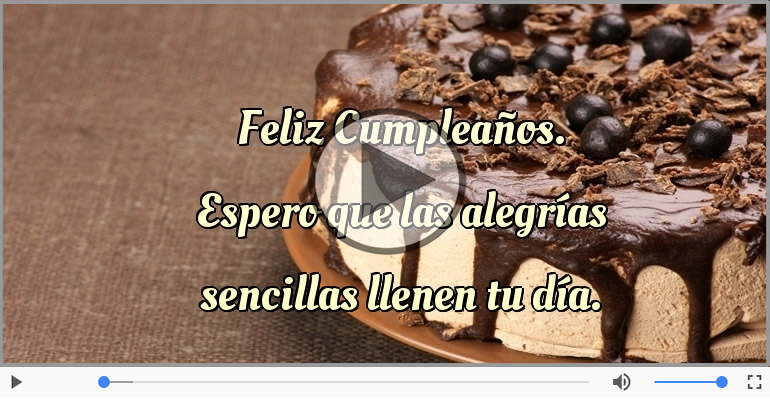 Feliz Cumpleaños.