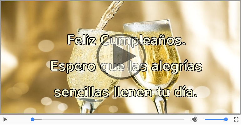Feliz Cumpleaños.