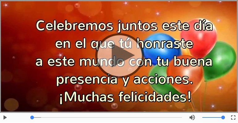 ¡Muchas felicidades!