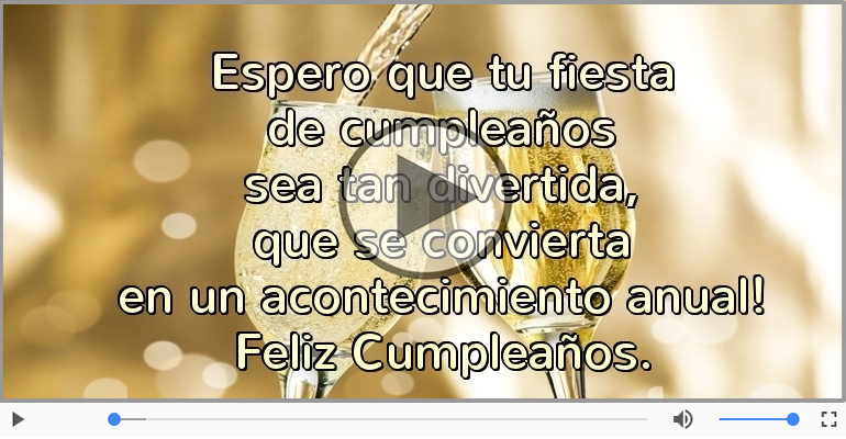 Feliz Cumpleaños.