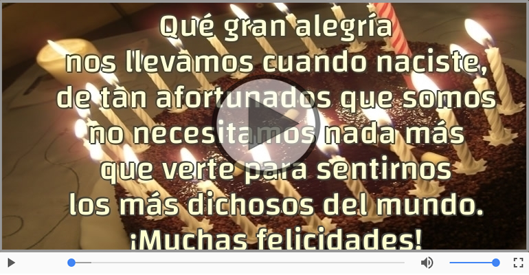 ¡Muchas felicidades!