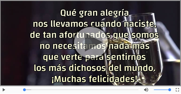 ¡Muchas felicidades!