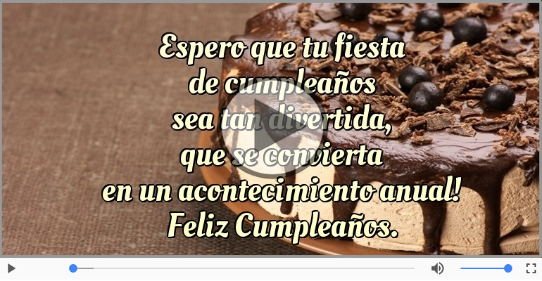 Feliz Cumpleaños.