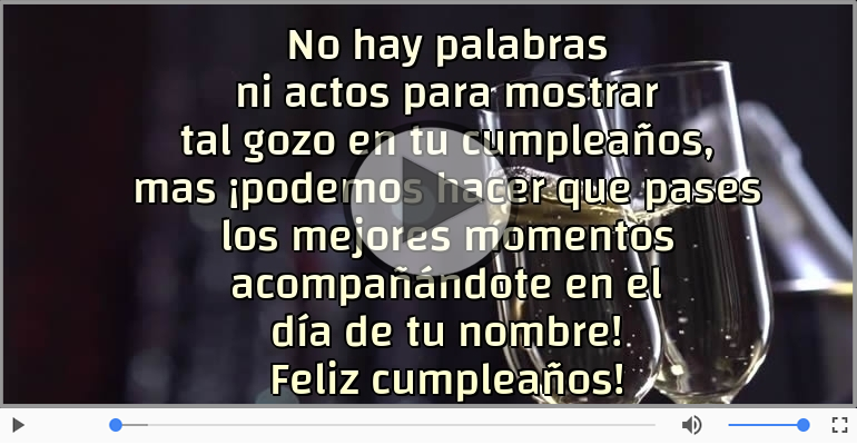 Feliz cumpleaños!