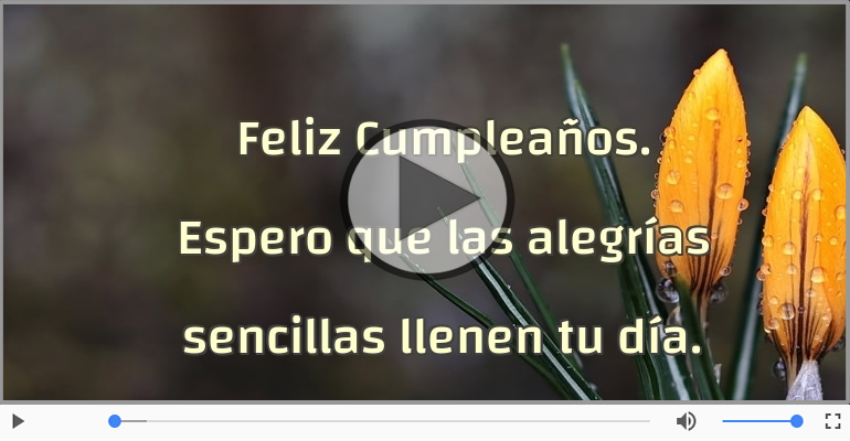 Feliz Cumpleaños.