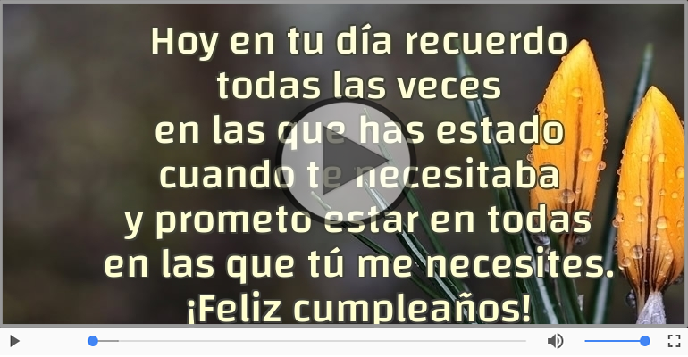 ¡Feliz cumpleaños!