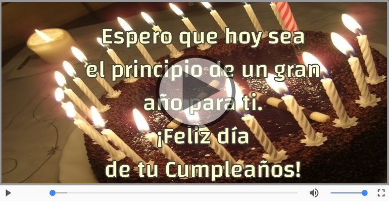 ¡Feliz día  de tu Cumpleaños!