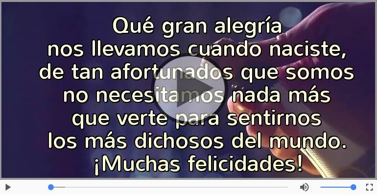 ¡Muchas felicidades!