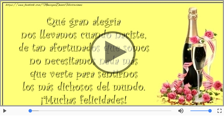 ¡Muchas felicidades!