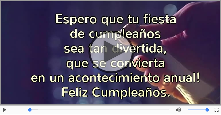 Feliz Cumpleaños.