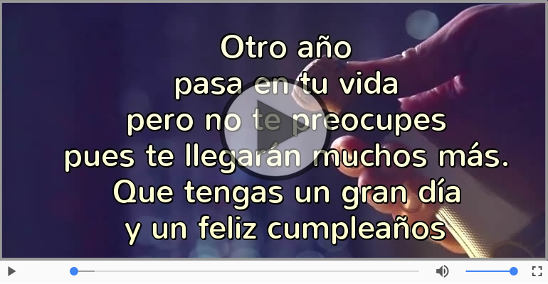 Feliz Cumpleaños.