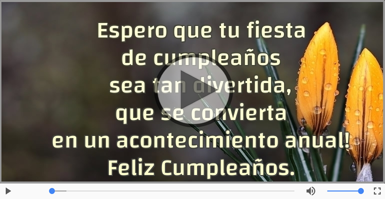 Feliz Cumpleaños.