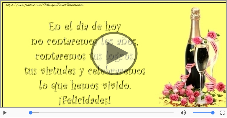 ¡Felicidades!