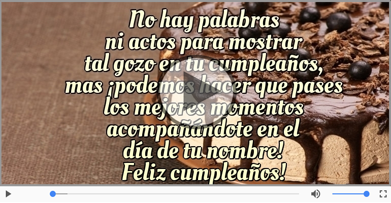Feliz cumpleaños!