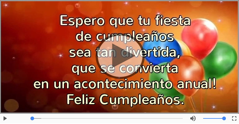 Feliz Cumpleaños.