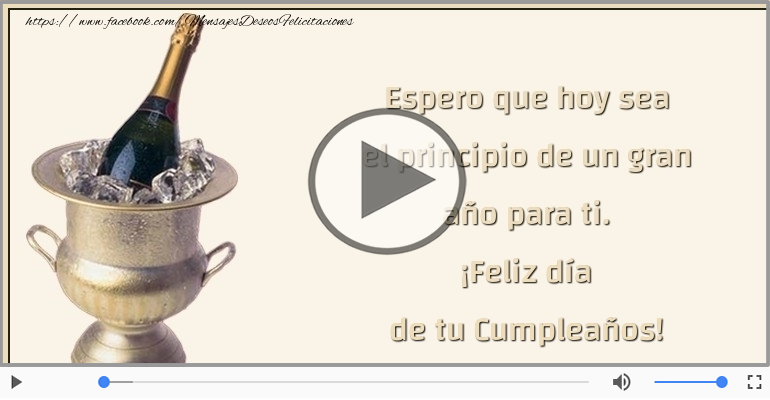 ¡Feliz día  de tu Cumpleaños!