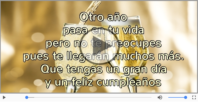 Feliz Cumpleaños.