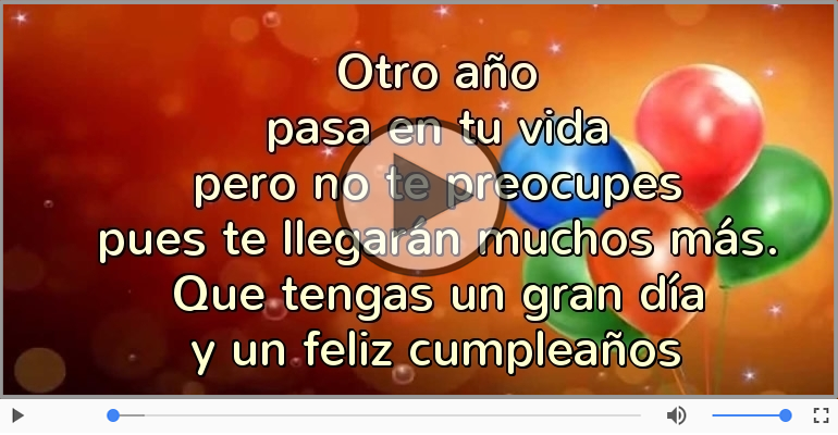 Feliz Cumpleaños.