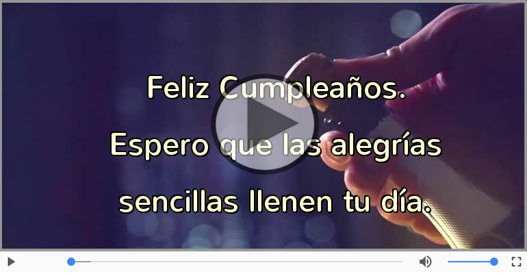 Feliz Cumpleaños.