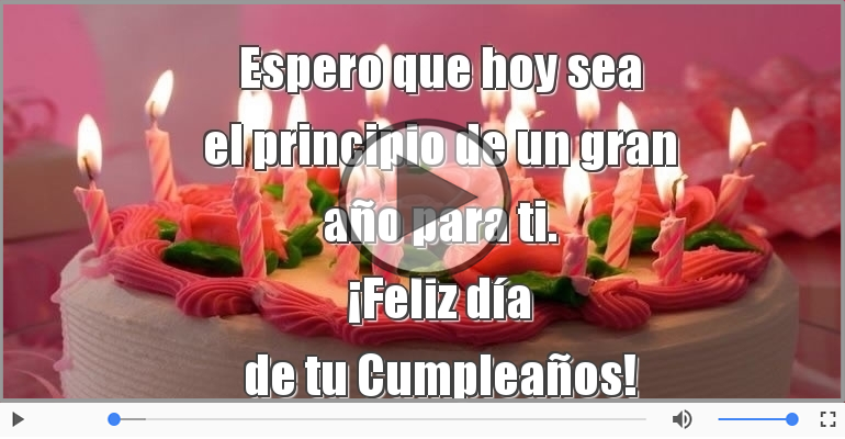 ¡Feliz día  de tu Cumpleaños!