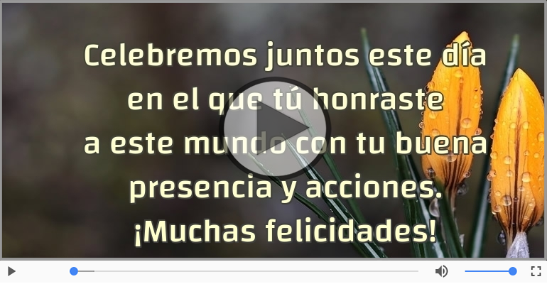 ¡Muchas felicidades!