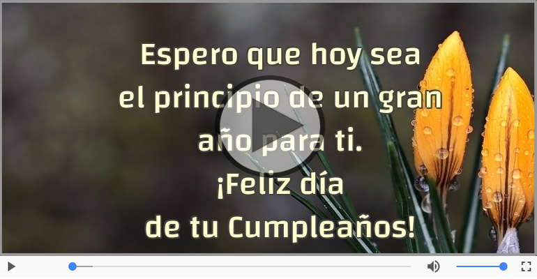 ¡Feliz día  de tu Cumpleaños!