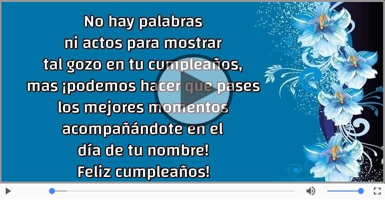 Feliz cumpleaños!