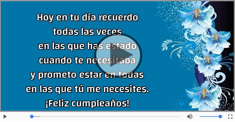 ¡Feliz cumpleaños!